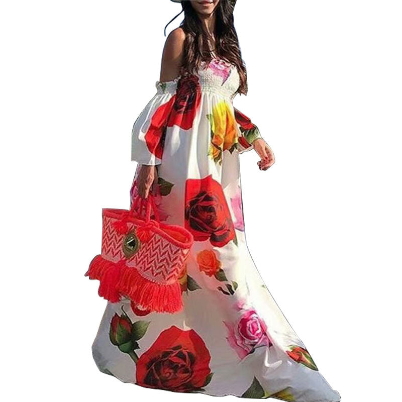Durable Sexy Tube Digital Printed Dress Tops