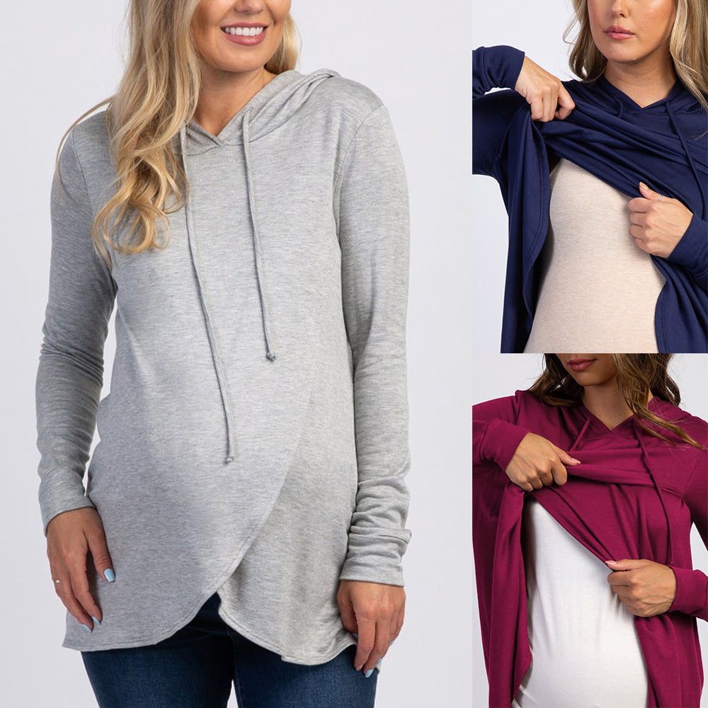 Women's Dress Long Sleeve Hooded Sweatshirt Sweaters