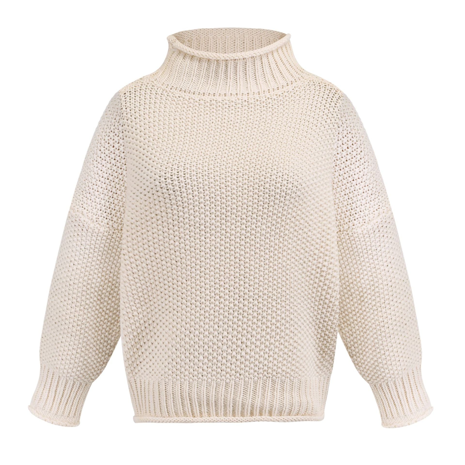Comfortable Women's Graceful Thick Turtleneck Pullover Sweaters