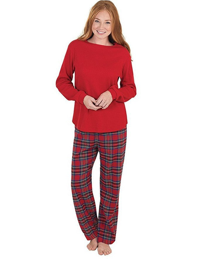 Wear Autumn Home Red Plaid Christmas Suits