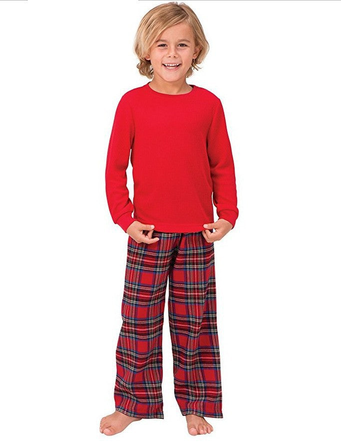 Wear Autumn Home Red Plaid Christmas Suits