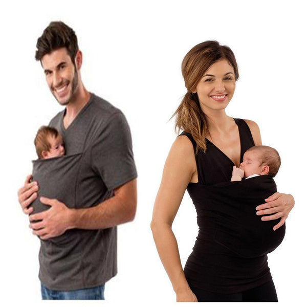 Women's Beautiful Kangaroo Multifunctional Ddmommy Parent-child Blouses