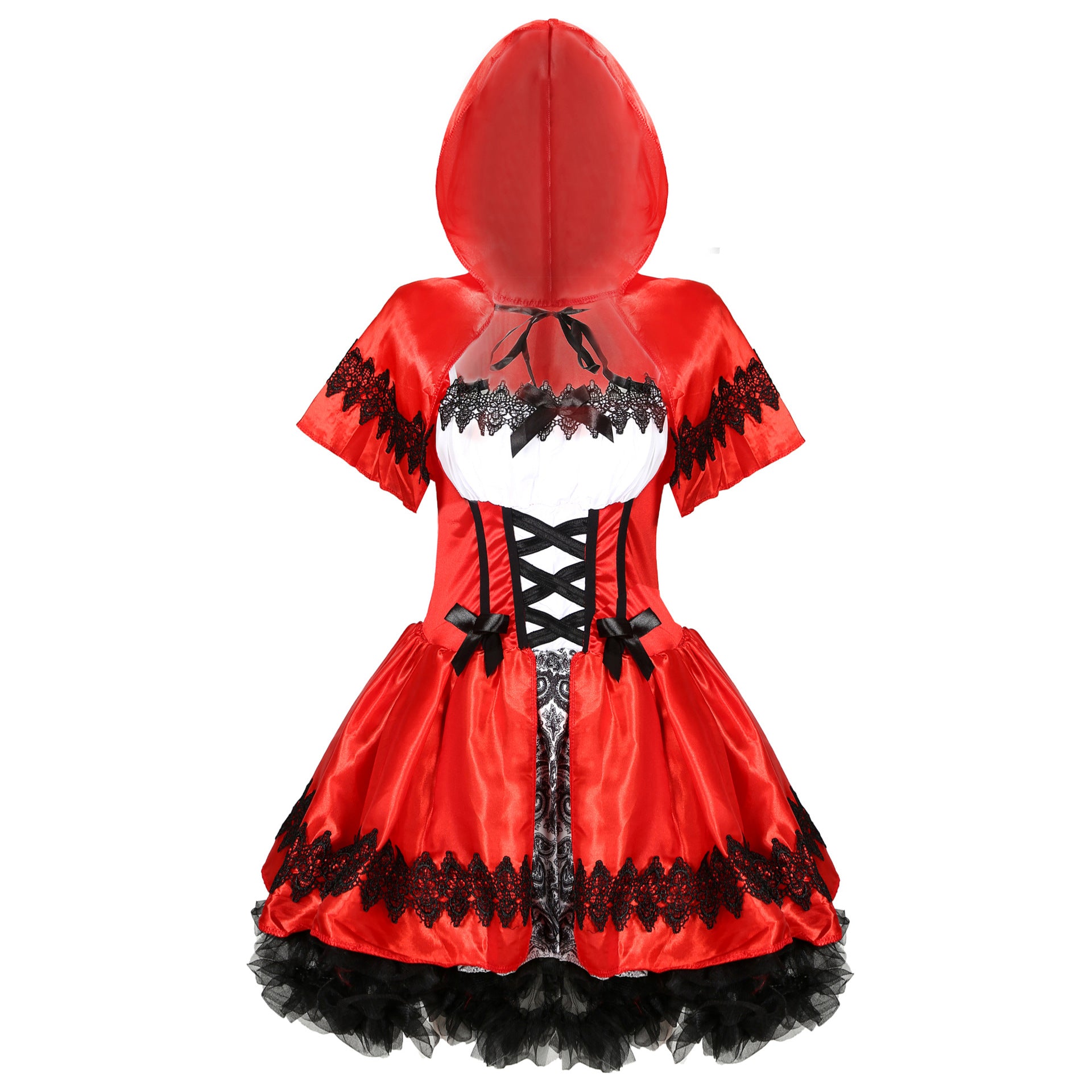 Costumes de jeu du petit chaperon rouge d'Halloween pour femmes