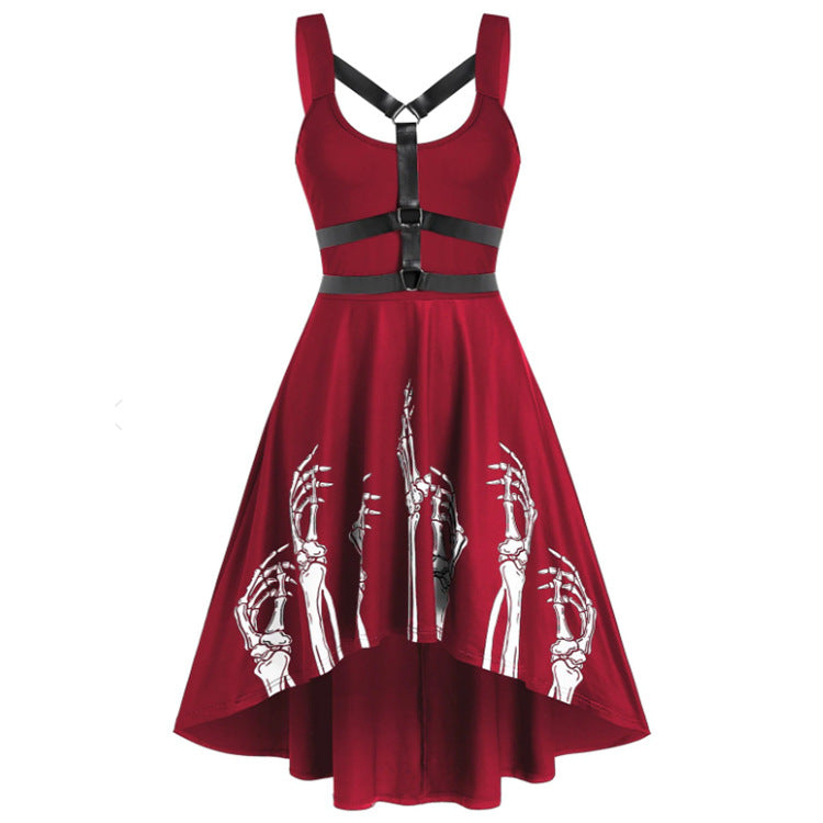 Women's Trendy Fashion Vintage Print Dress Dresses