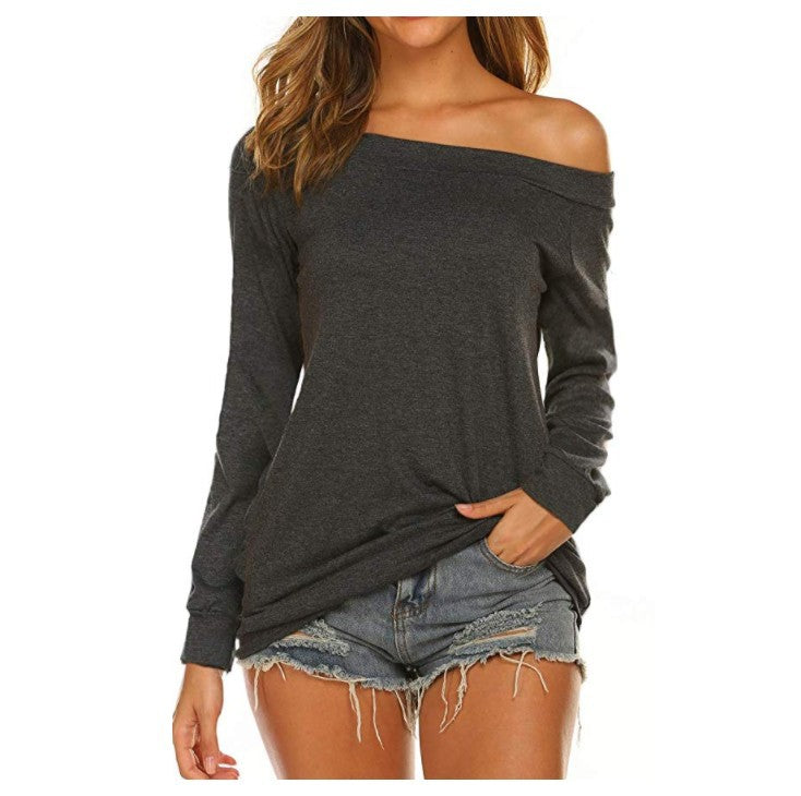 Women's Summer Off-shoulder Casual Sexy T-shirt Blouses
