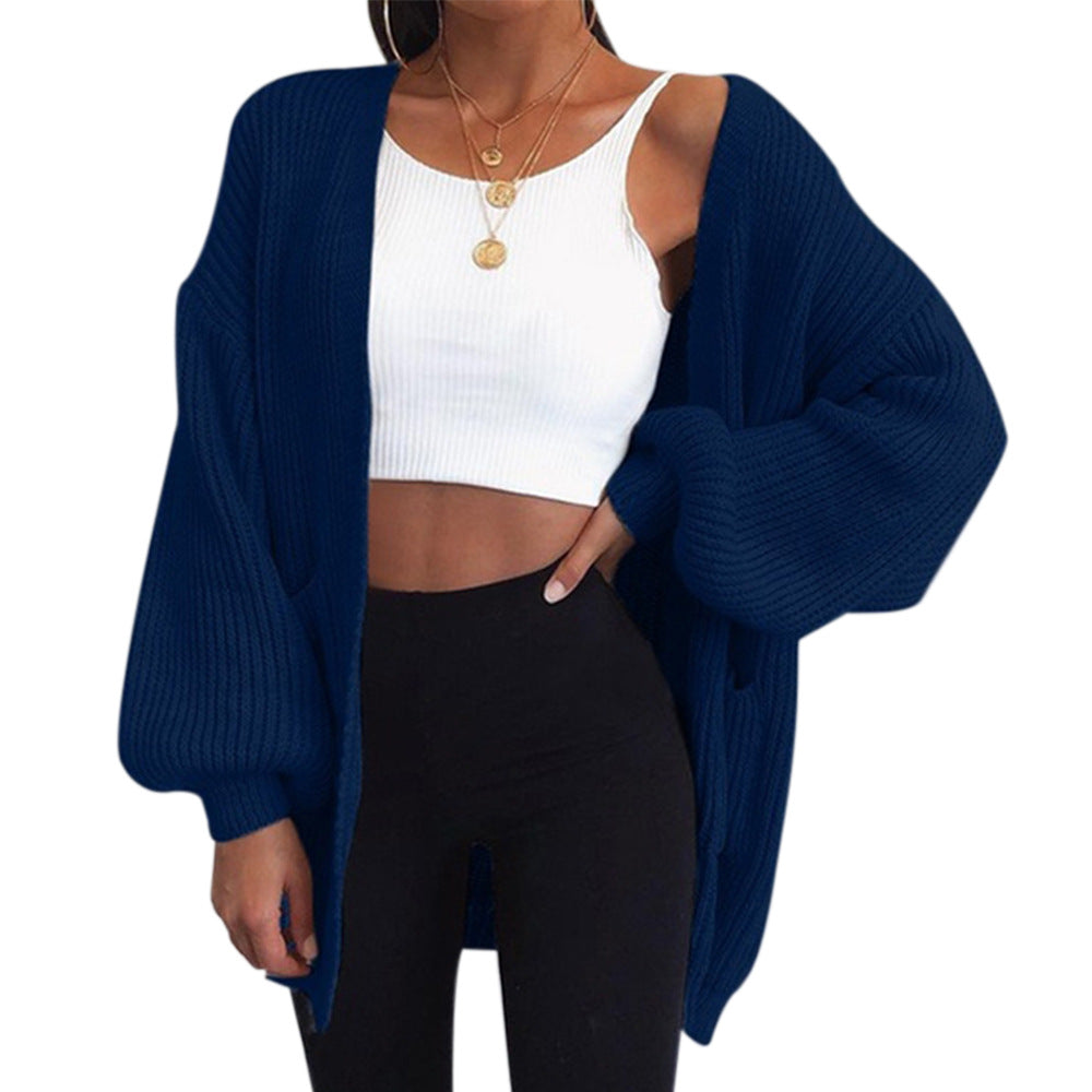 Women's Solid Color Loose Mid-length Price Sweaters