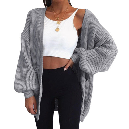 Women's Solid Color Loose Mid-length Price Sweaters