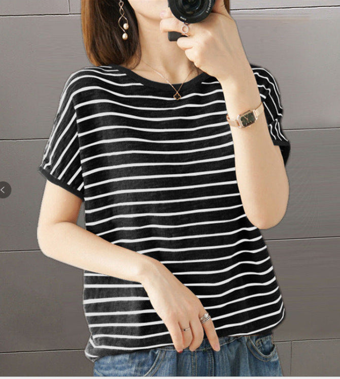 Women's Trendy Thin Versatile Slimming Bottoming Shirt Blouses