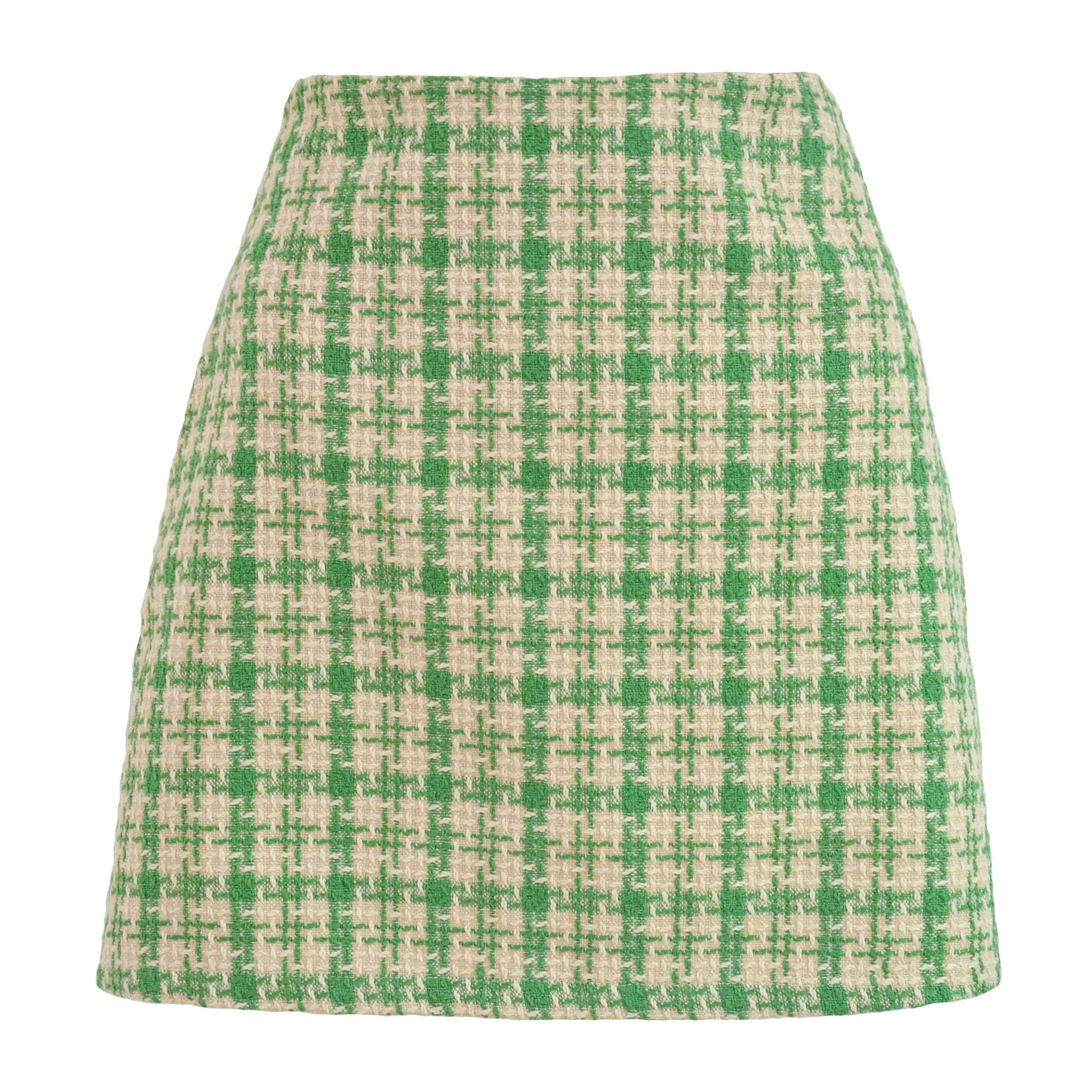 Women's Classic Woolen High Waist Retro Well Skirts