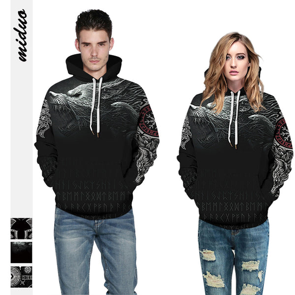 Couple Hooded Long Sleeve Autumn Street Tide Sweaters