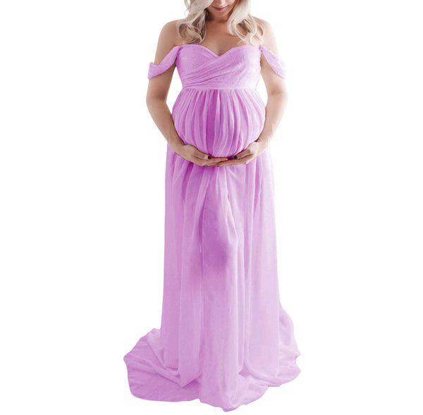 Women's Popular Slouchy Pregnant Maxi Dress Dresses