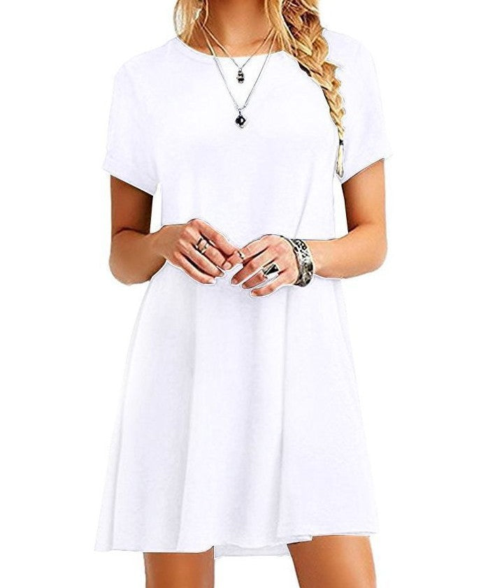 Women's Fashion Cool Trendy Short-sleeved Dress Blouses