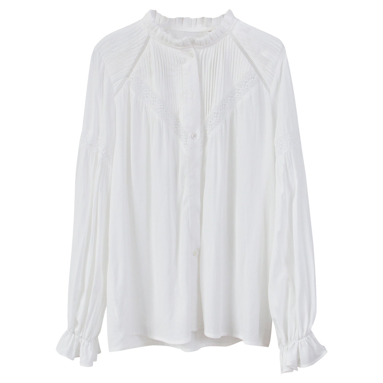 Women's Commuting Wear French Style Shirt Long-sleeved Blouses