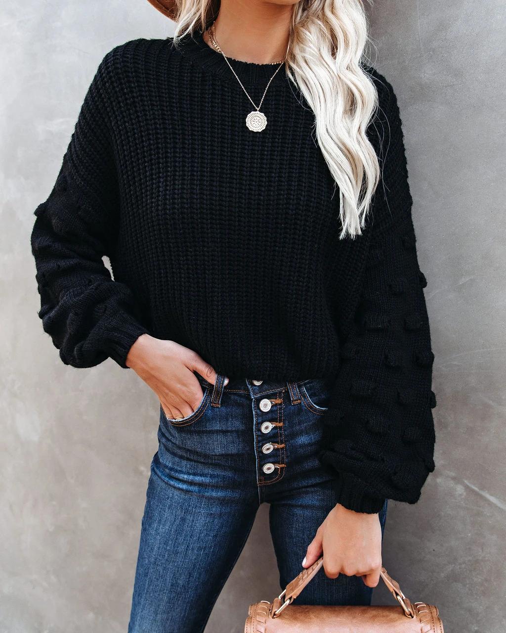 Women's Large Pullover Cropped Small Shirt Sweaters