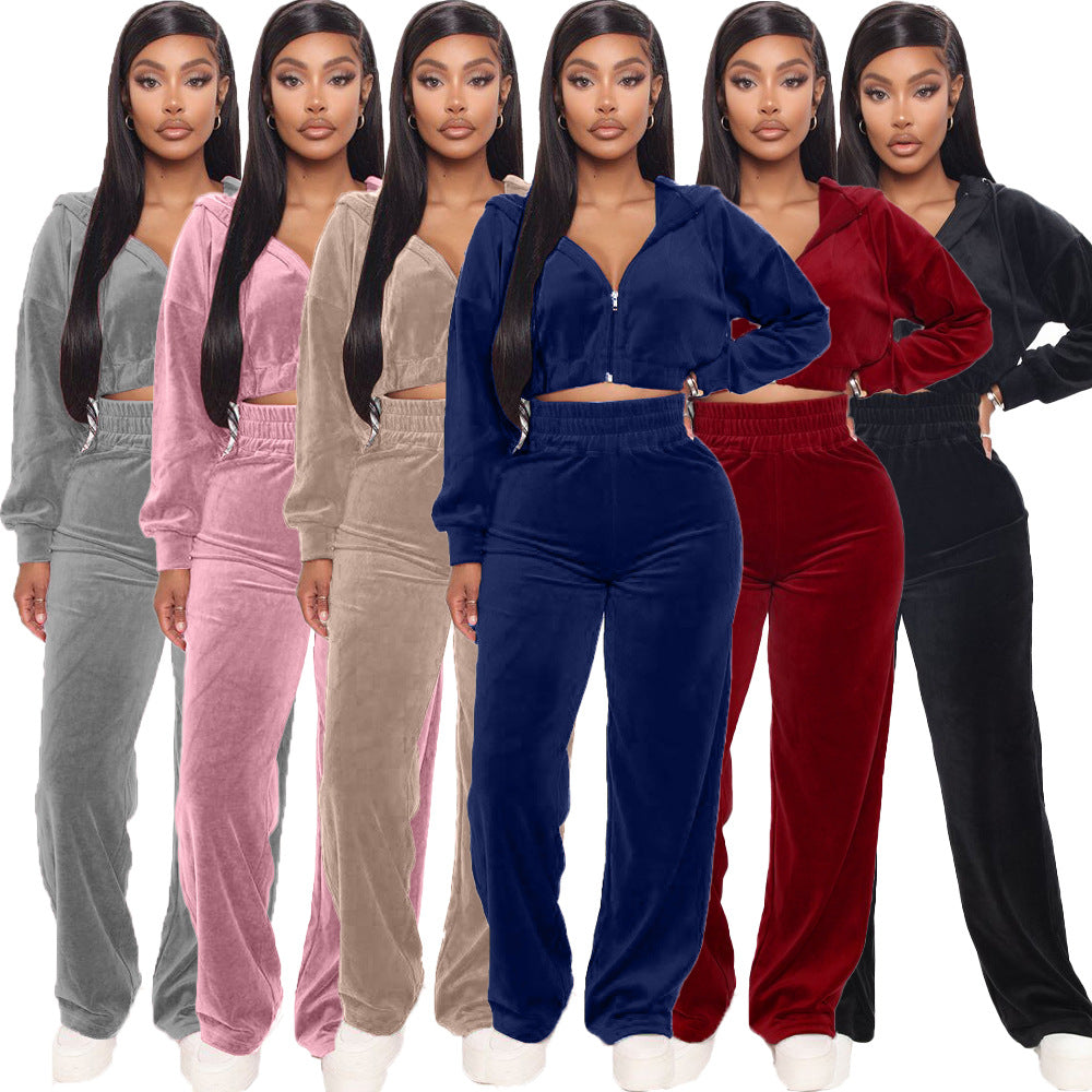 Women's Slouchy Classy Stylish Veet Zipper Suits