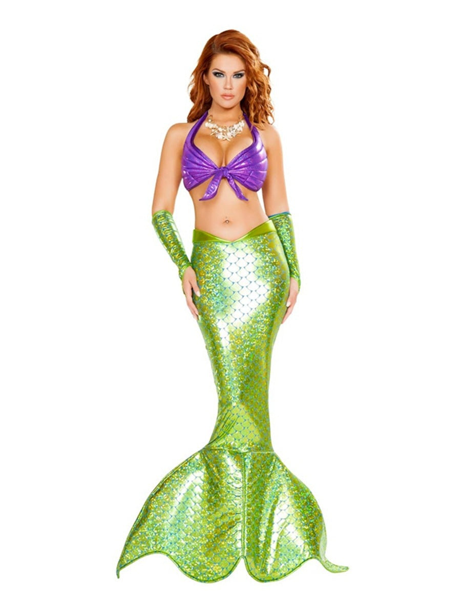 Adult Mermaid Princess Dress Sequined Character Costumes