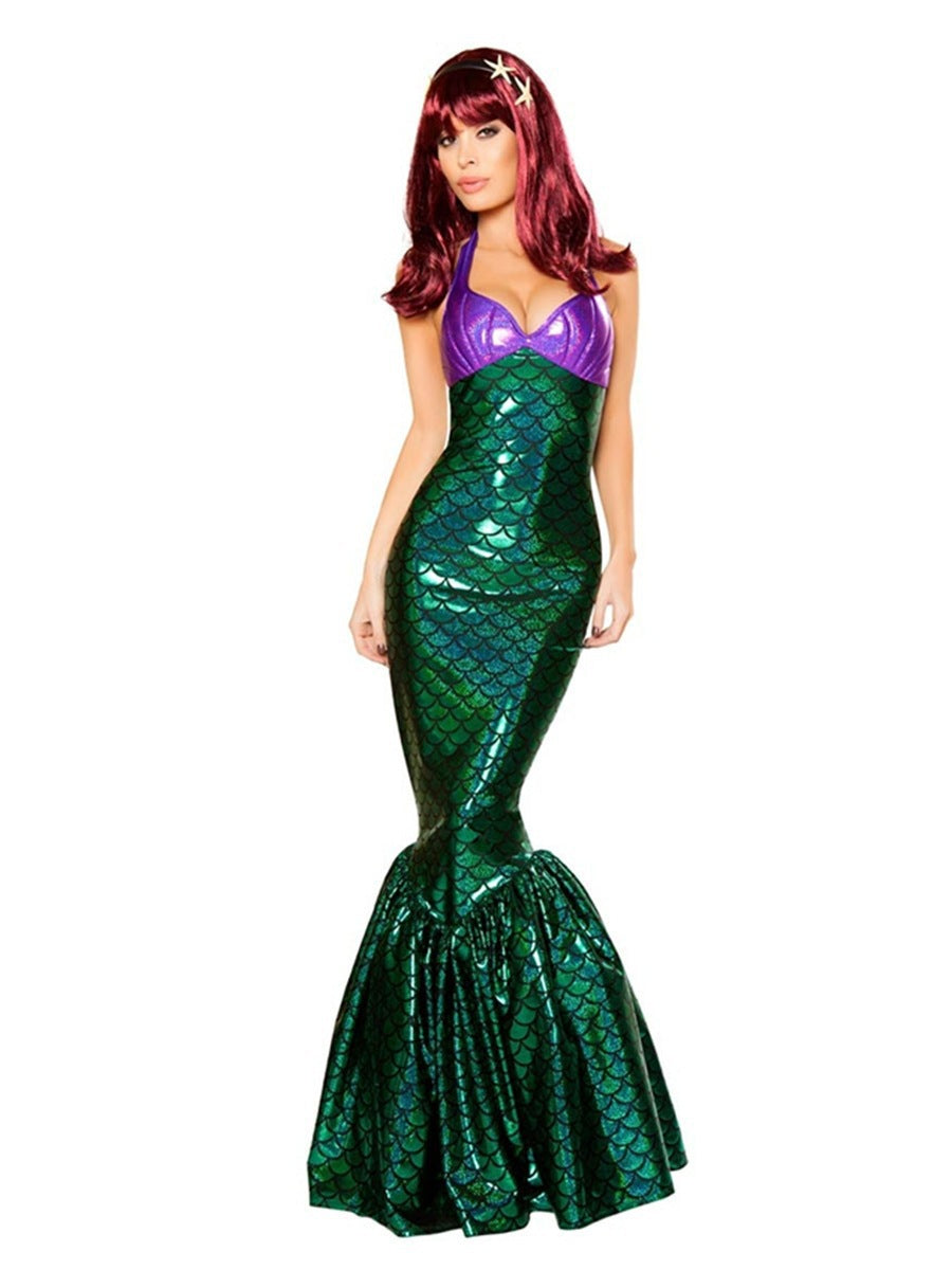 Adult Mermaid Princess Dress Sequined Character Costumes