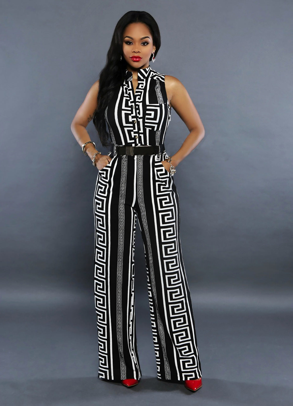 Fashion Summer Original Printed One-piece Trousers Dresses