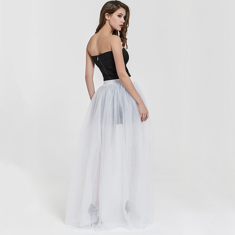 Pettiskirt Multi-layer Gauze Bridesmaid Light Large Skirts