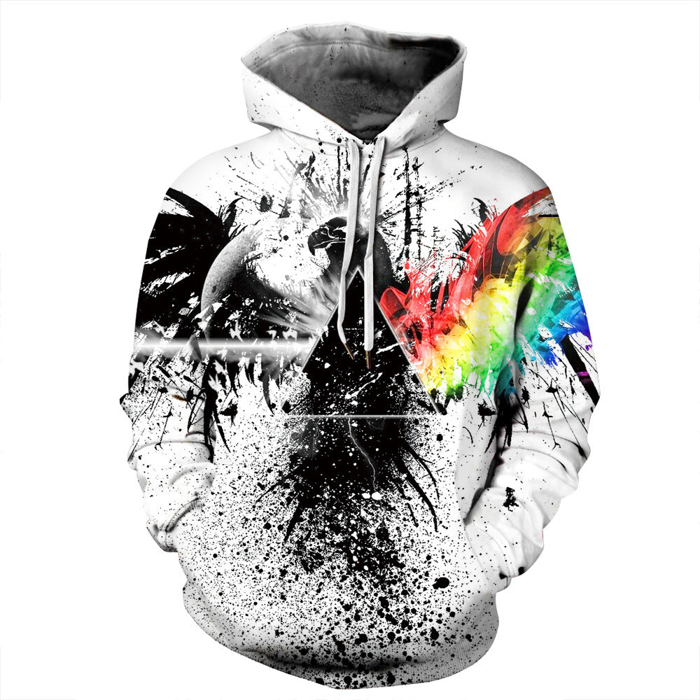 Starry Sky Color Digital Printed Hoodie Couple Sweaters