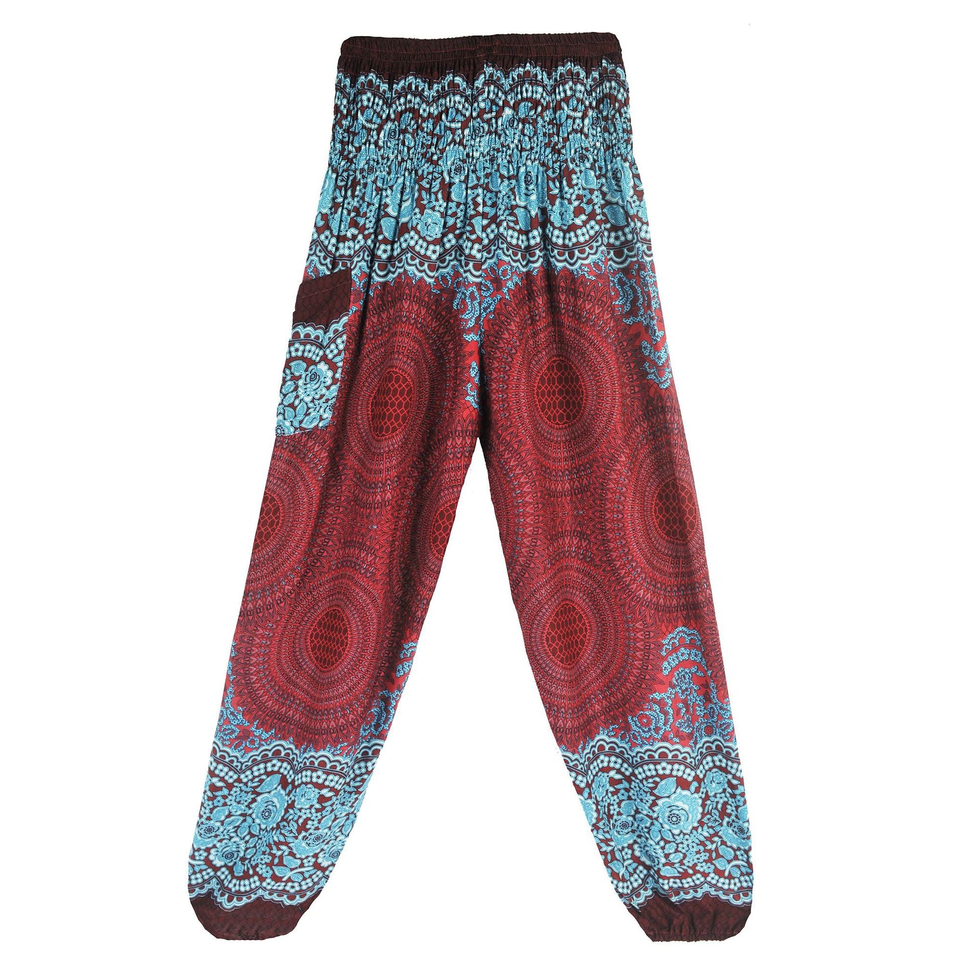 Graceful Bohemian Rayon Yoga Bloomers Trousers Pants