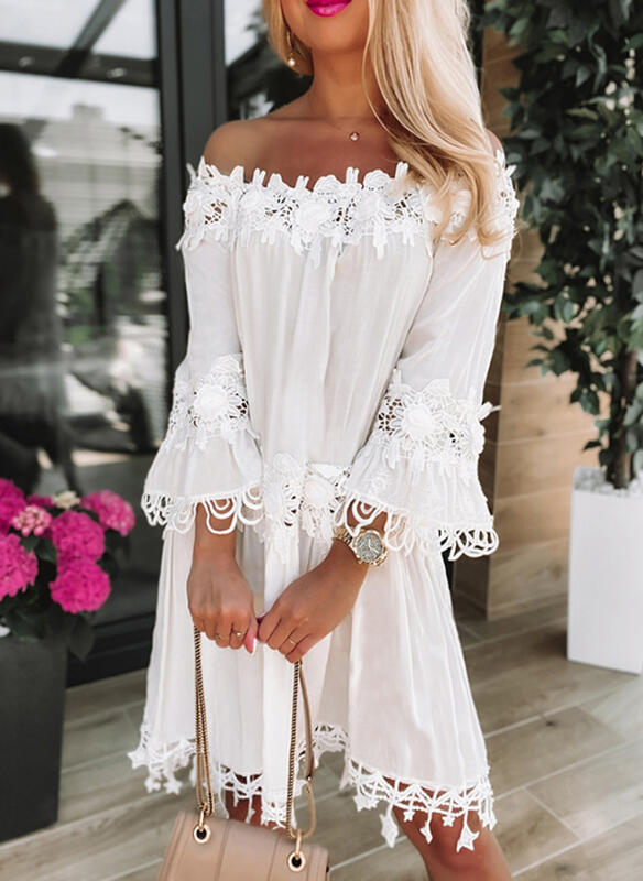 Pretty Graceful Slouchy Classy Tube Off-shoulder Dresses