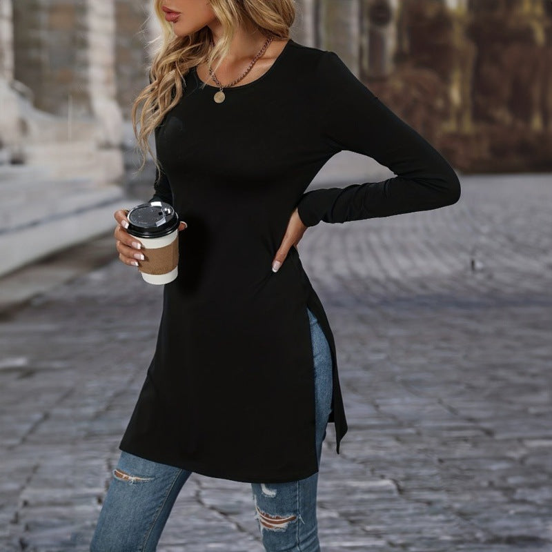 Women's Autumn Long Sleeve Slim Fit Slimming Blouses