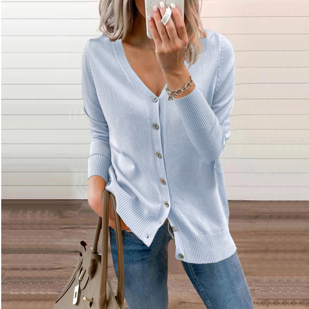 Women's Classic Glamorous Knitted Loose Outer Blouses