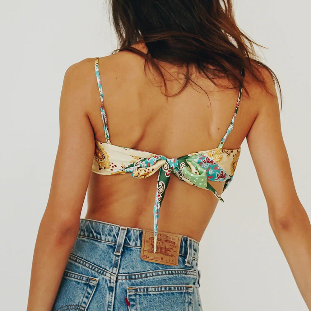 Women's Printed Camisole Summer Sexy Leopard Tube Tops