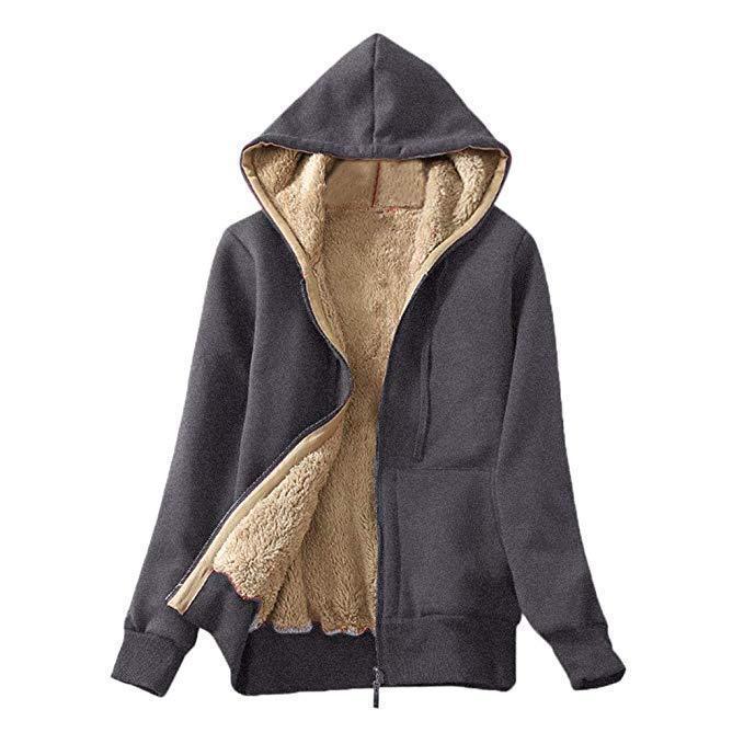 Women's Comfortable Classy Large Plush Hooded Sweaters