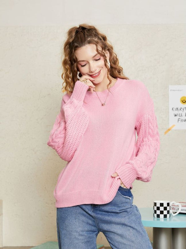 Loose Comfortable Round Neck Vintage Knitted Sweaters