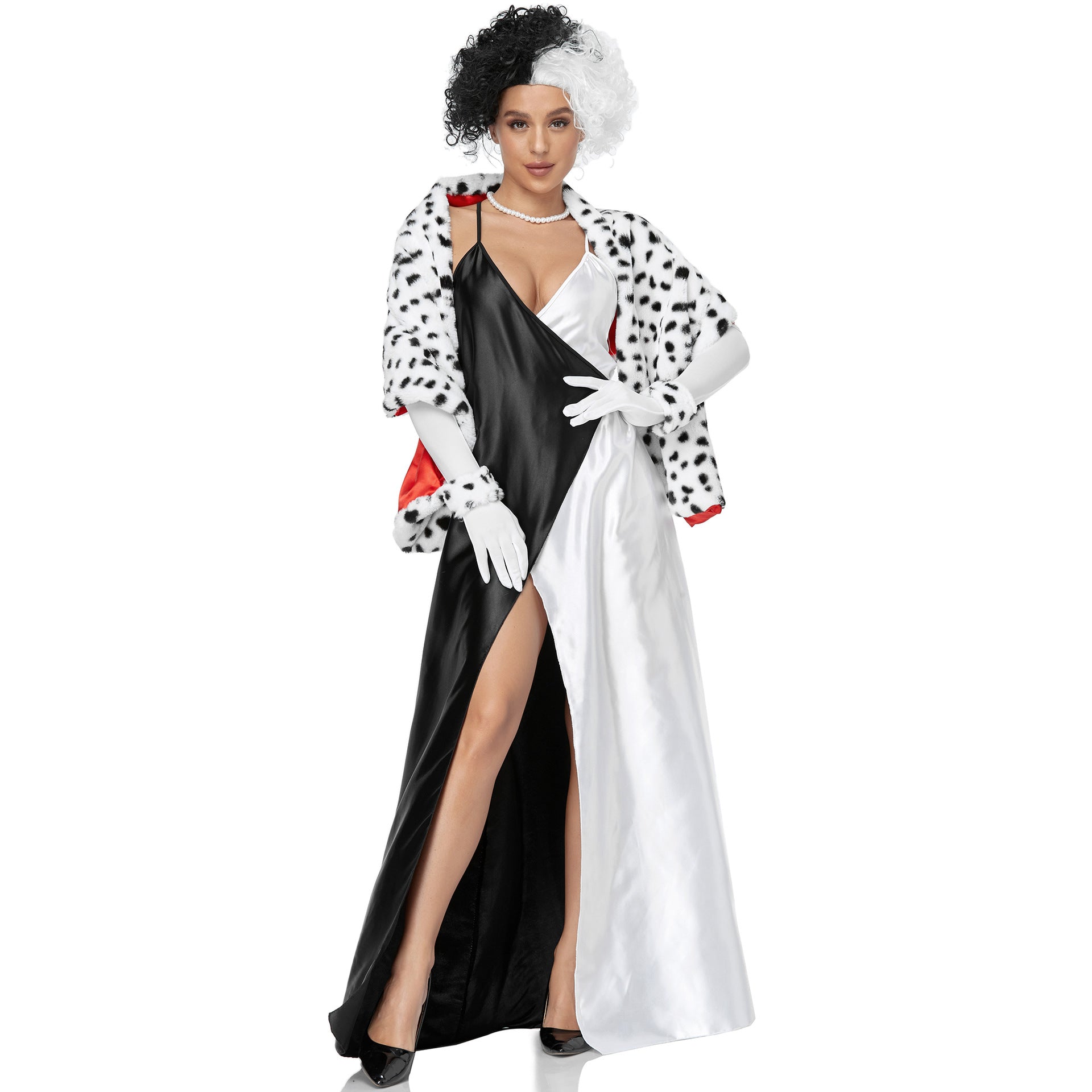 Play Black And White Witch Stage Costumes