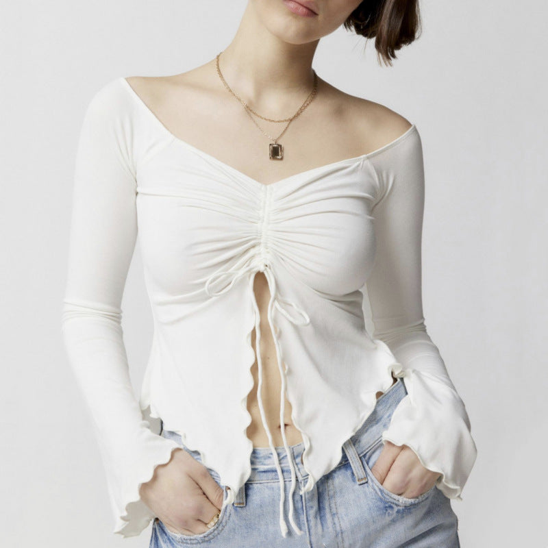 Women's Two-way Stringy Seedge Sexy Strapless Long Blouses