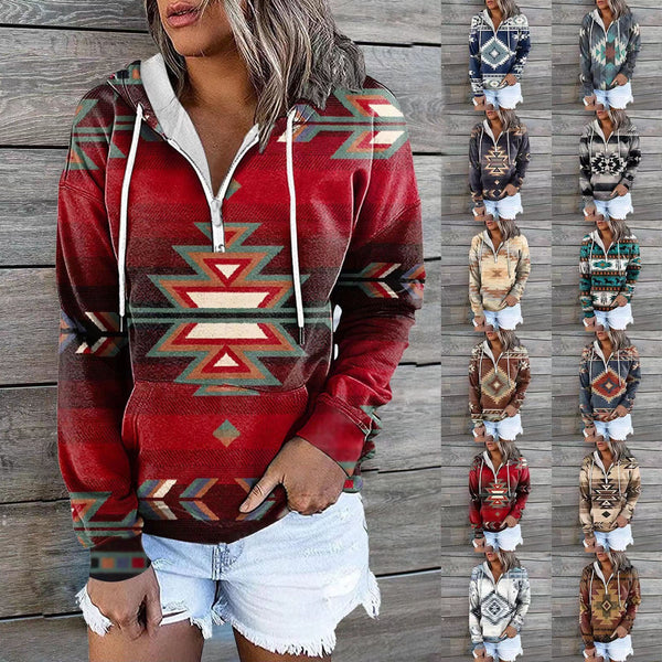 Versatile Classy Women's Glamorous Ethnic Hoodie Coats