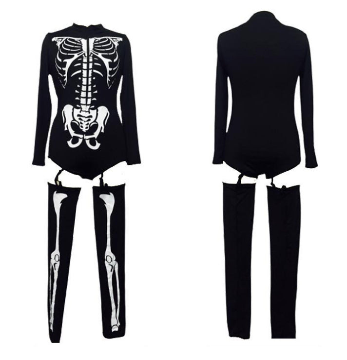 Vampire Bride Witch Queen Halloween Skull Costumes