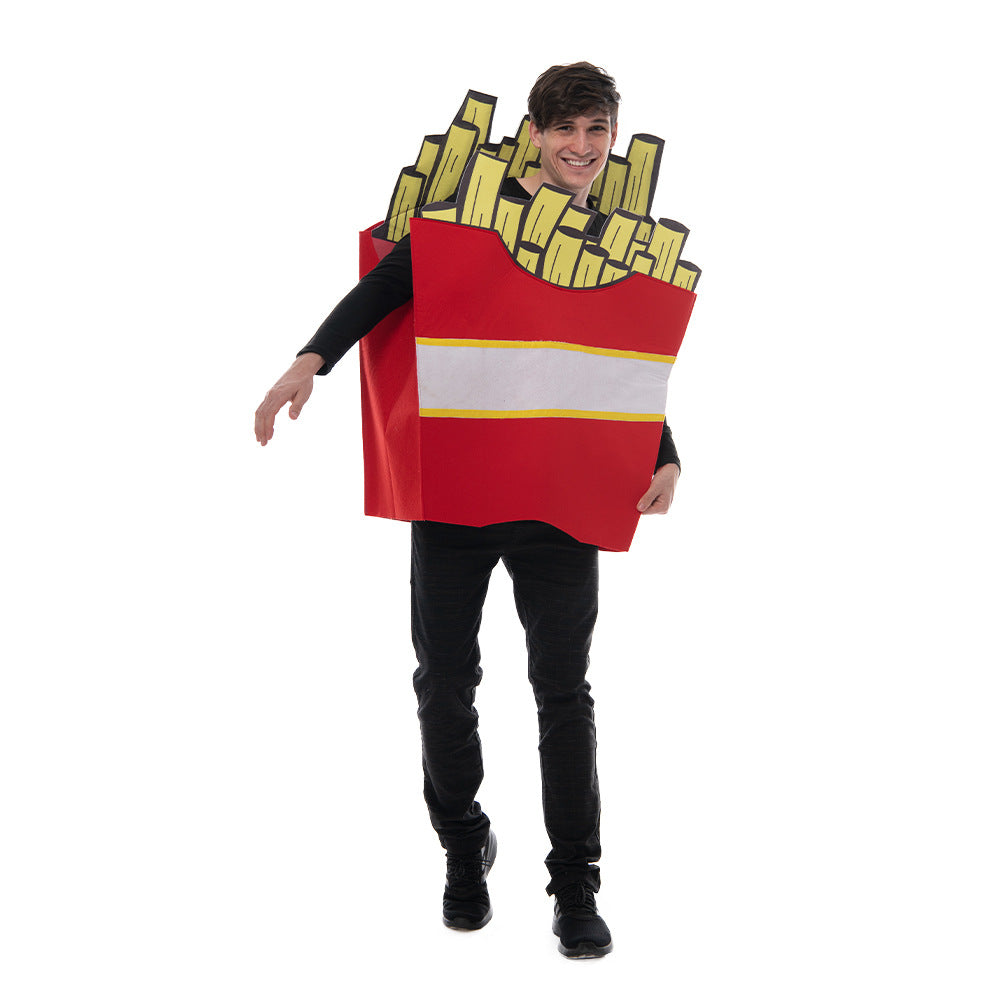 School Sports Meeting Party French Fries Outfit Costumes