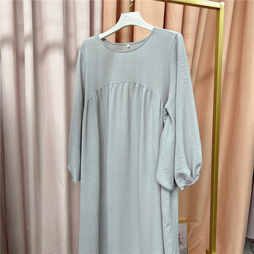 Large Swing Solid Color Loose Comfortable Dresses