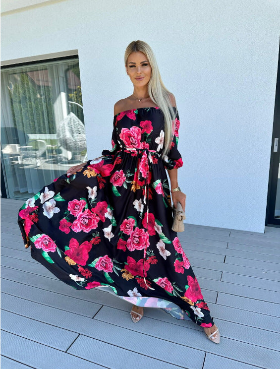 Long Dress Summer Seaside Holiday Elegant Dresses