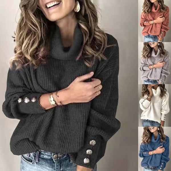 Classy Innovative Women's Popular Trendy Turtleneck Sweaters