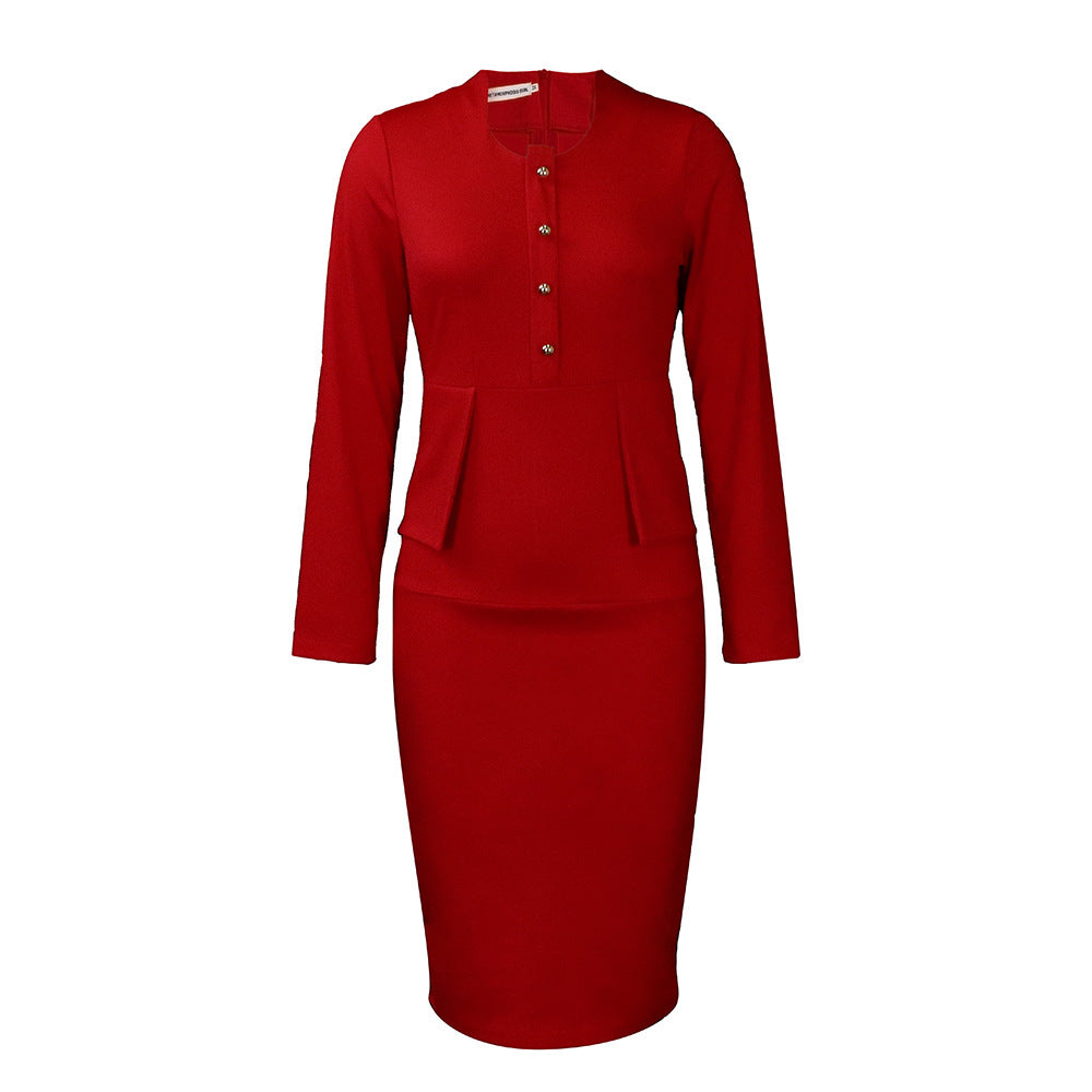 Attractive Women's Temperament Commute Pencil Dress Skirts