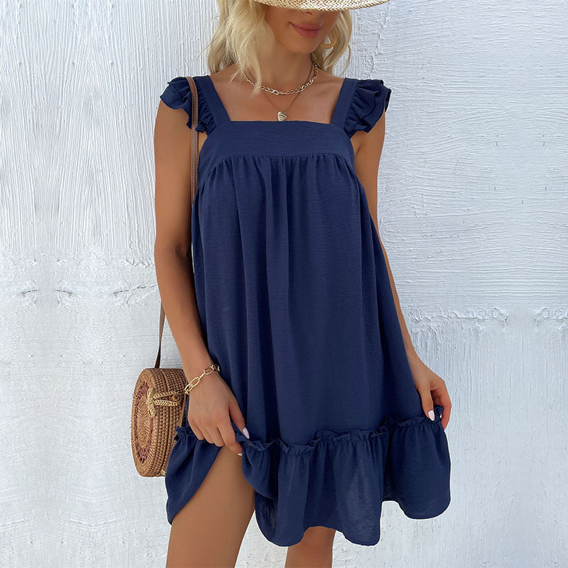 Women's Cool Vacation Style Beach Loose Dresses