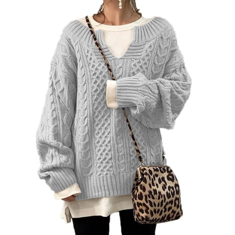 Beautiful Stylish Pretty Hemp Pattern Casual Sweaters