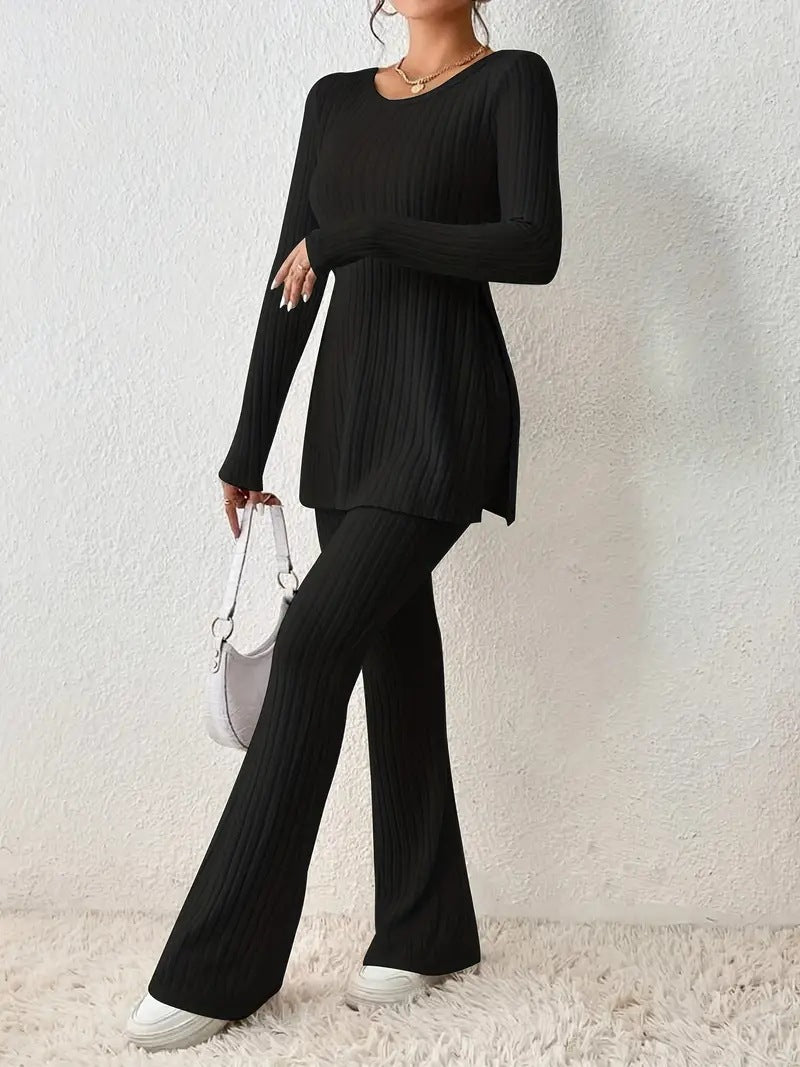 Women's Solid Color Casual Slim Home Daily Suits