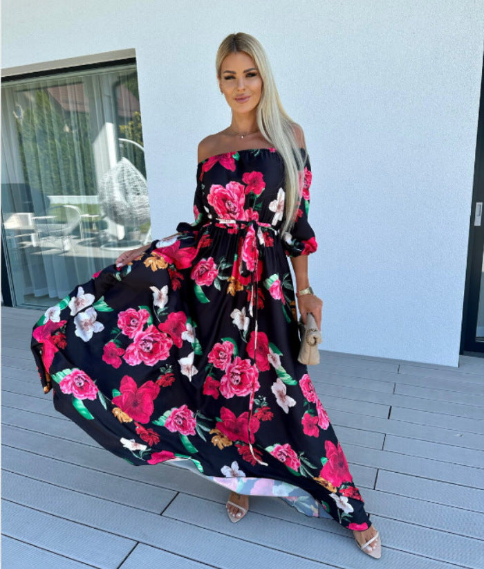 Long Dress Summer Seaside Holiday Elegant Dresses