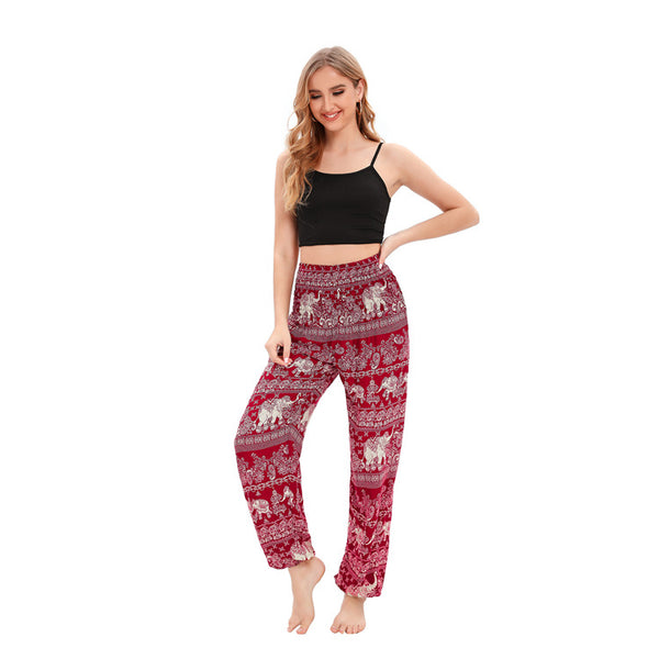 Pantalon Bloomers de yoga en rayonne de charme classique pour femmes