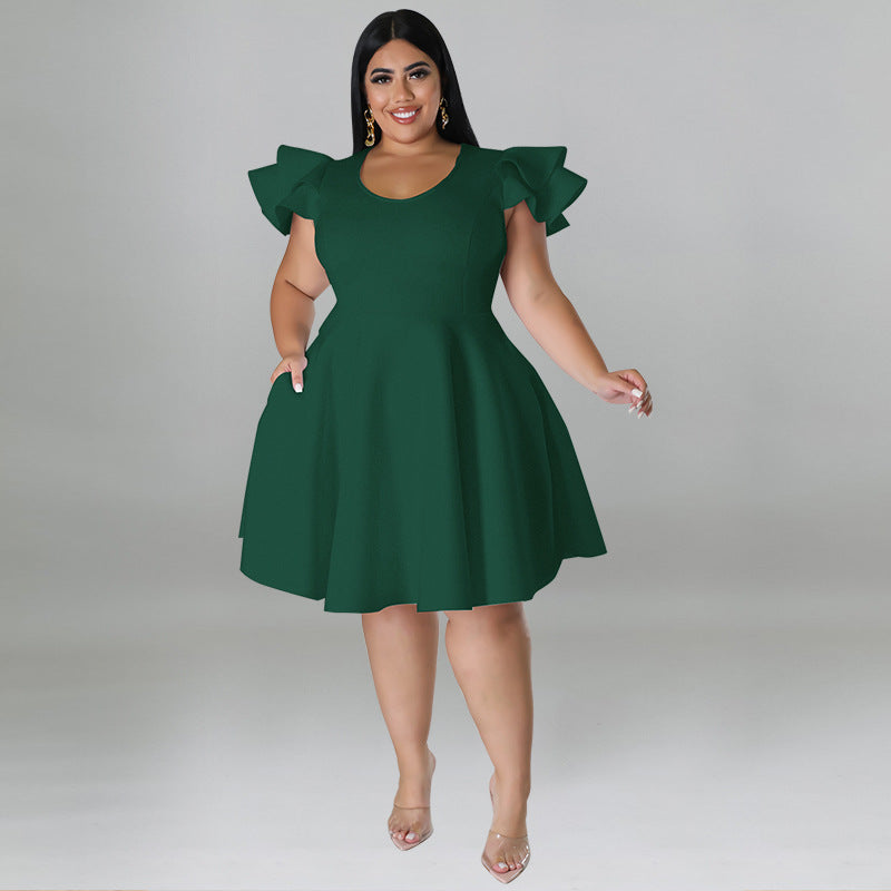 Großes, formelles Swing-Kleid für Damen. Selbstproduzierte Kleider