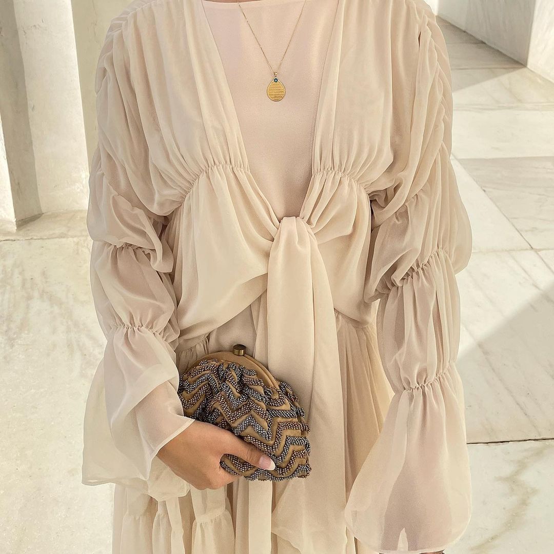 Waist Puff Sleeve Spring Elegant Dress Dresses