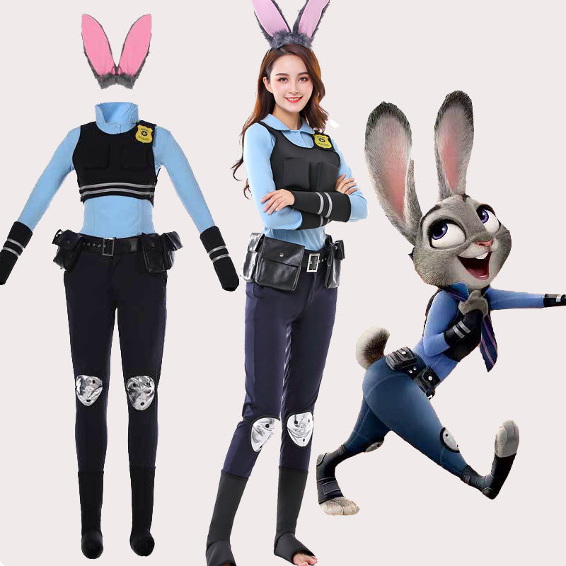 Halloween Judy Nick Fox Anime Rabbit Costumes