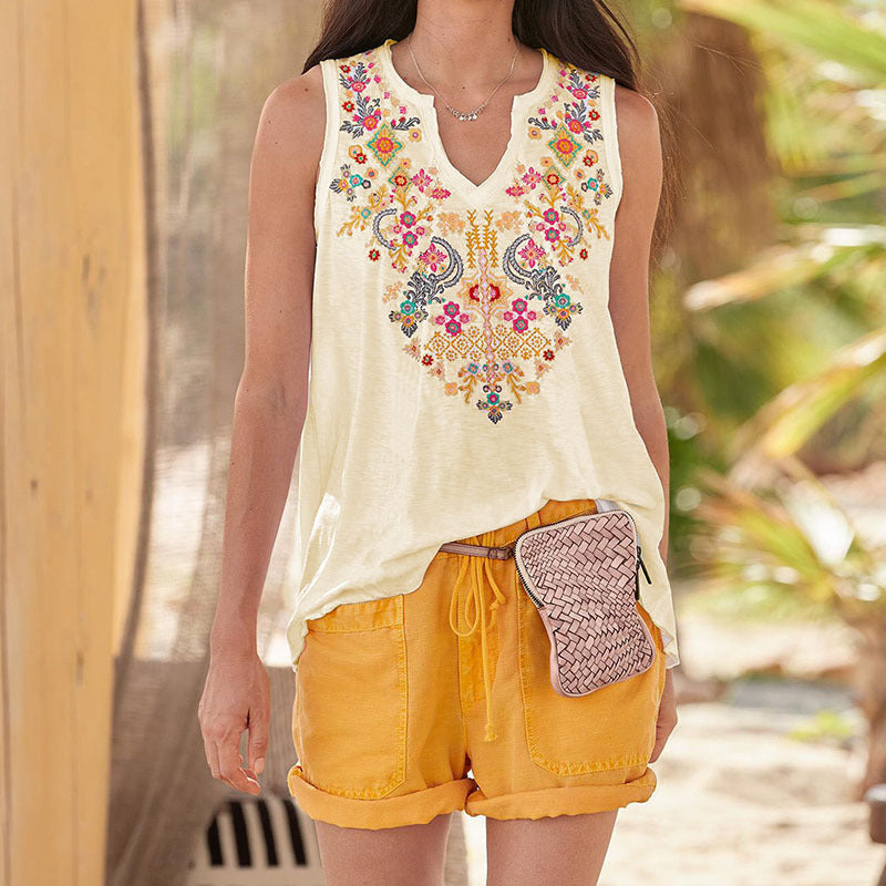 Women's Casual Durable Summer National Style Blouses