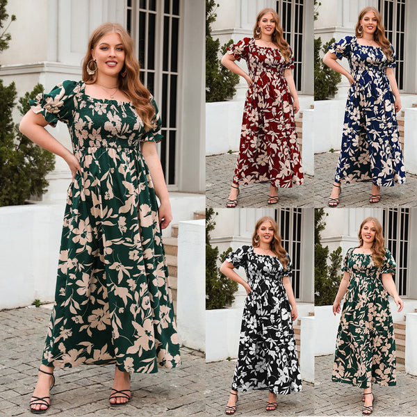 Lässiges Urlaubskleid für Damen, böhmische französische elegante Kleidung